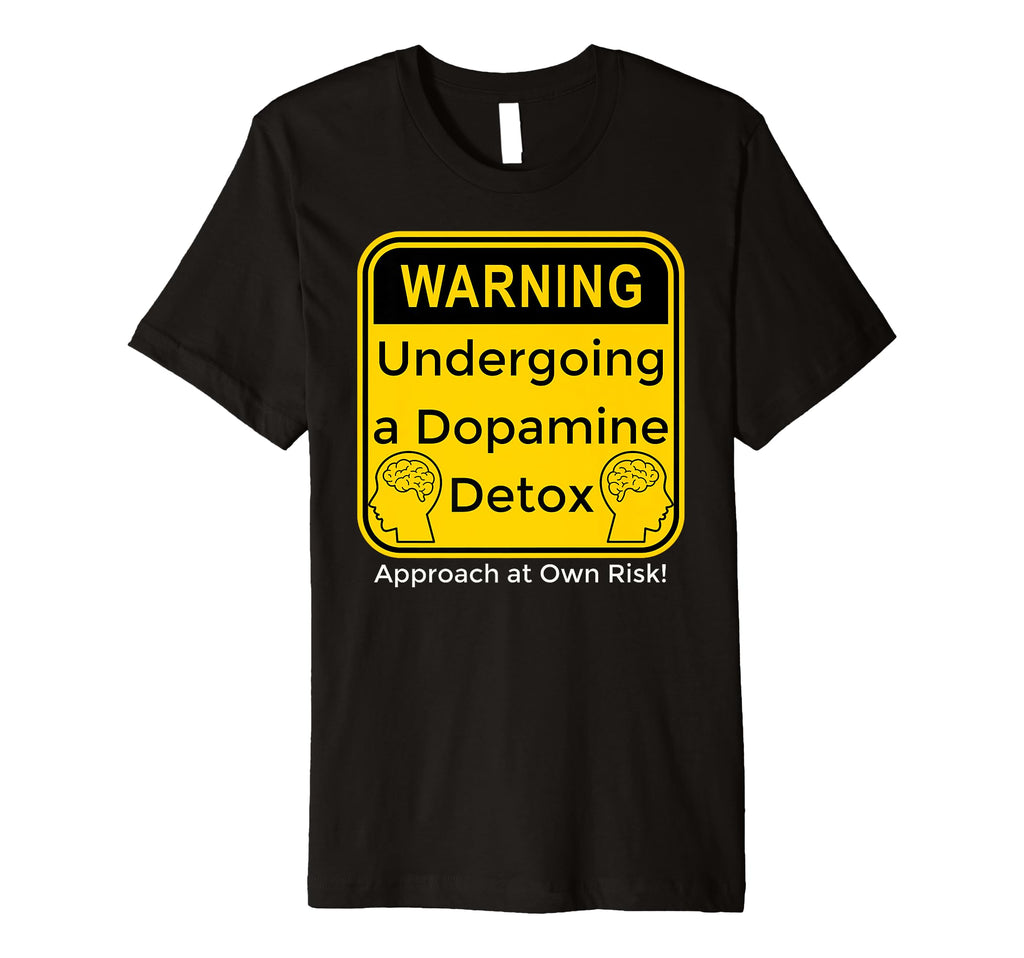 Funny Dopamine Detox Reset Mental T-Shirt - Minimalist Print Men Women - T-Shirt, Sweatshirt, Hoodie