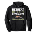 Silent Retreat Participants Mindfulness Hoodie - Minimalist Print Unisex - T-Shirt, Sweatshirt, Hoodie