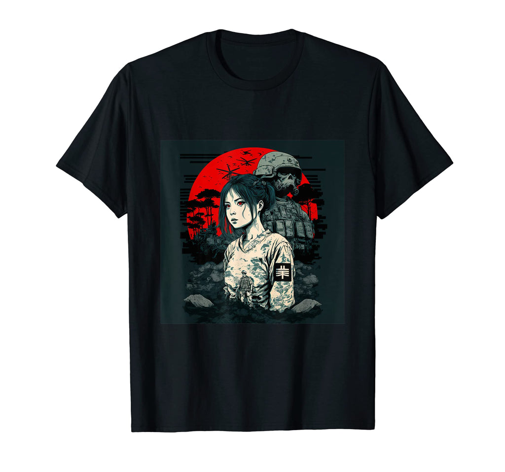 Lofi Aesthetic 90S Japanese T-Shirt - Custom Art Print Unisex - T-Shirt, Sweatshirt, Hoodie
