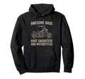 Biker Awesome Dads Have Daughters And Hoodie - Minimalist Print for Adults - T-Shirt, Sweatshirt, Hoodie