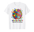 Neurodiversity Brain Autism Awareness T-Shirt - Custom Art Print Unisex - T-Shirt, Sweatshirt, Hoodie
