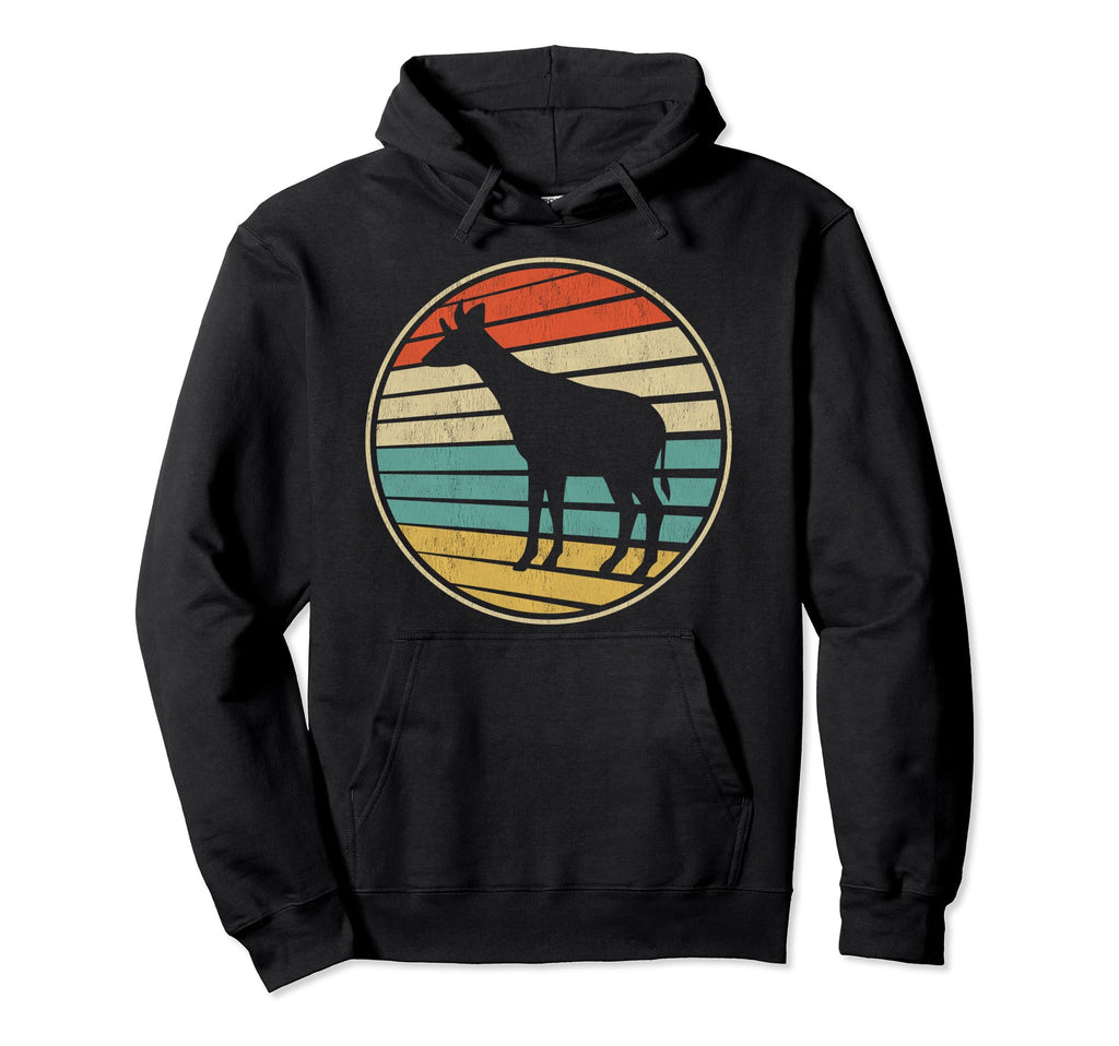 Okapi Animal 70S 80S Forest Giraffe Hoodie - Fun Novelty Design Unisex - T-Shirt, Sweatshirt, Hoodie