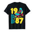 1987 Roller Rink 80S Night Nostalgia T-Shirt - Custom Art Print Men Women - T-Shirt, Sweatshirt, Hoodie