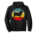 Pug Dog Sunset Hoodie - Graphic Print Unisex - T-Shirt, Sweatshirt, Hoodie