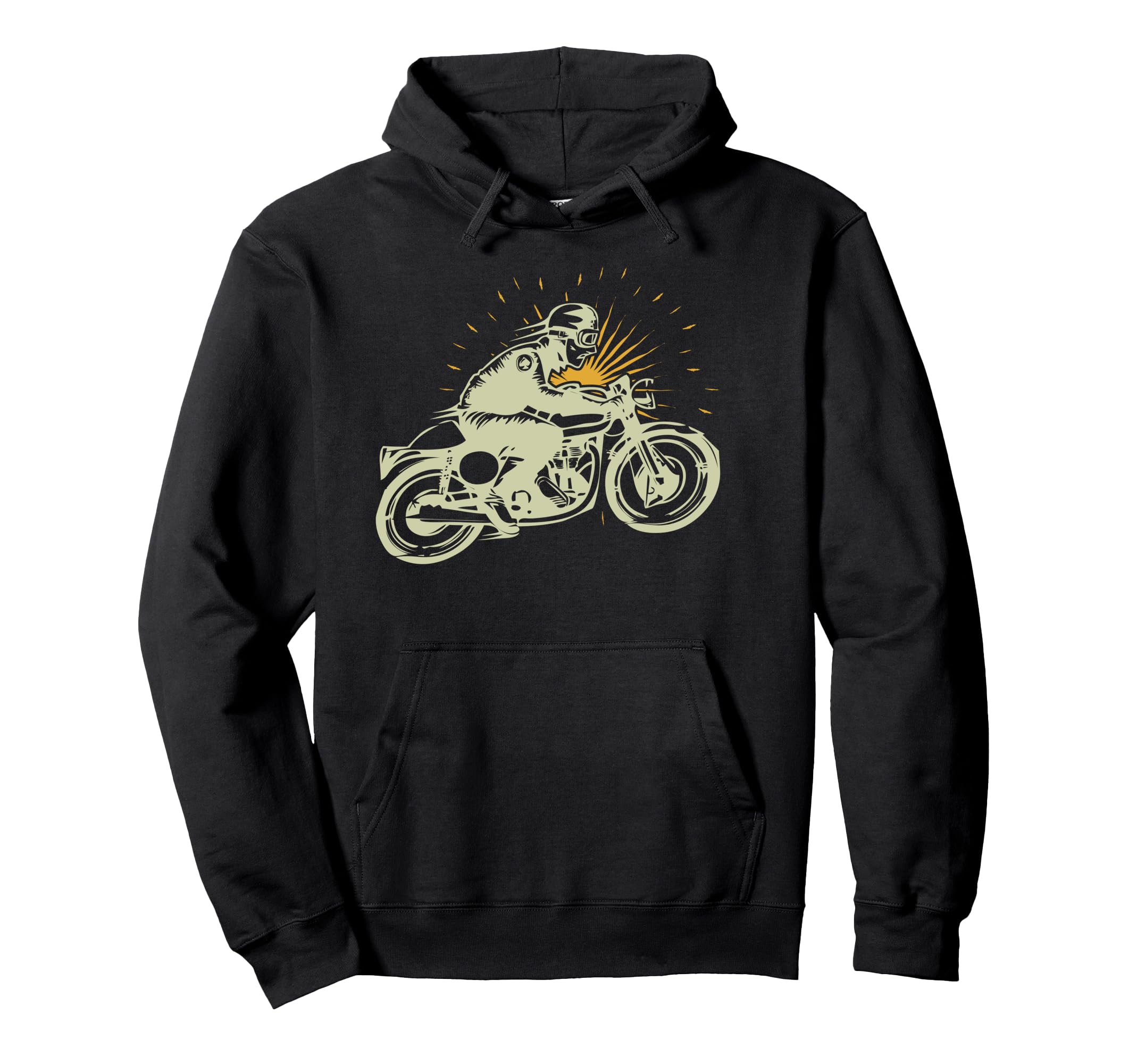 Motorcycle Rider Hoodie - Aesthetic Graphic for Adults - T-Shirt, Sweatshirt, Hoodie