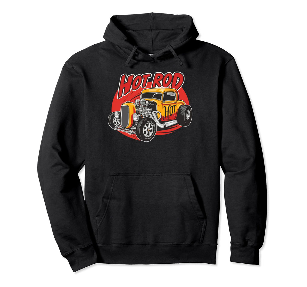 Car Rod Custom Hotrod Car Illustration Hoodie - Streetwear Style for Adults - T-Shirt, Sweatshirt, Hoodie