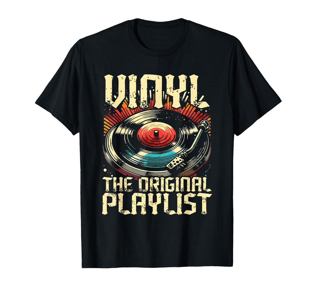 Vinyl Collecting Record Player T-Shirt - Fun Novelty Design for Adults - T-Shirt, Sweatshirt, Hoodie