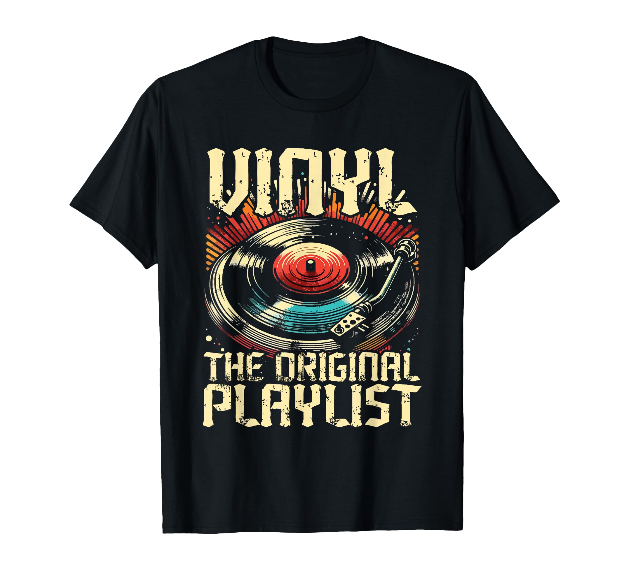 Vinyl Collecting Record Player T-Shirt - Fun Novelty Design for Adults - T-Shirt, Sweatshirt, Hoodie