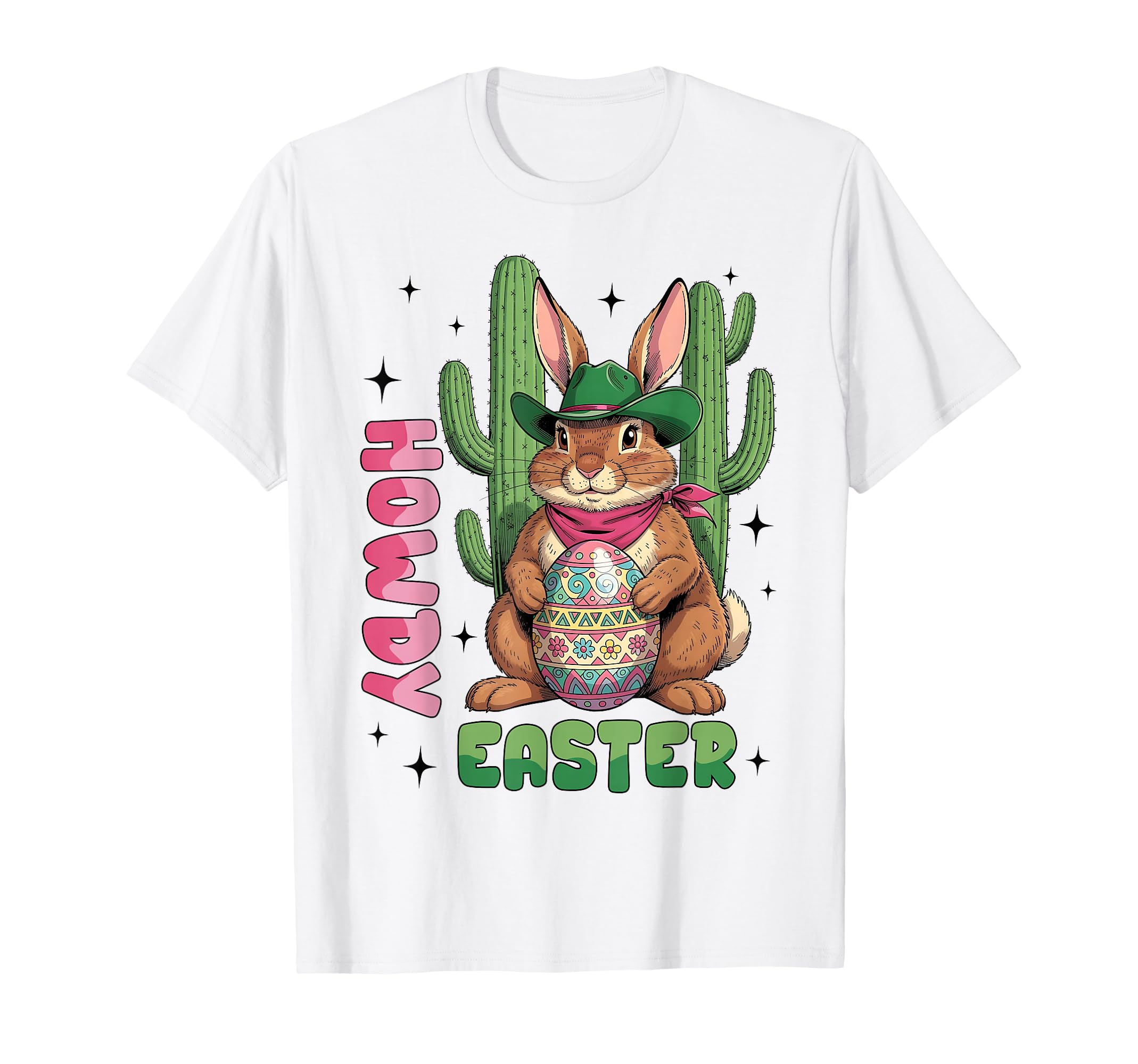 Howdy Easter Day Western Cowgirl Cowboy T-Shirt - Minimalist Print Unisex - T-Shirt, Sweatshirt, Hoodie
