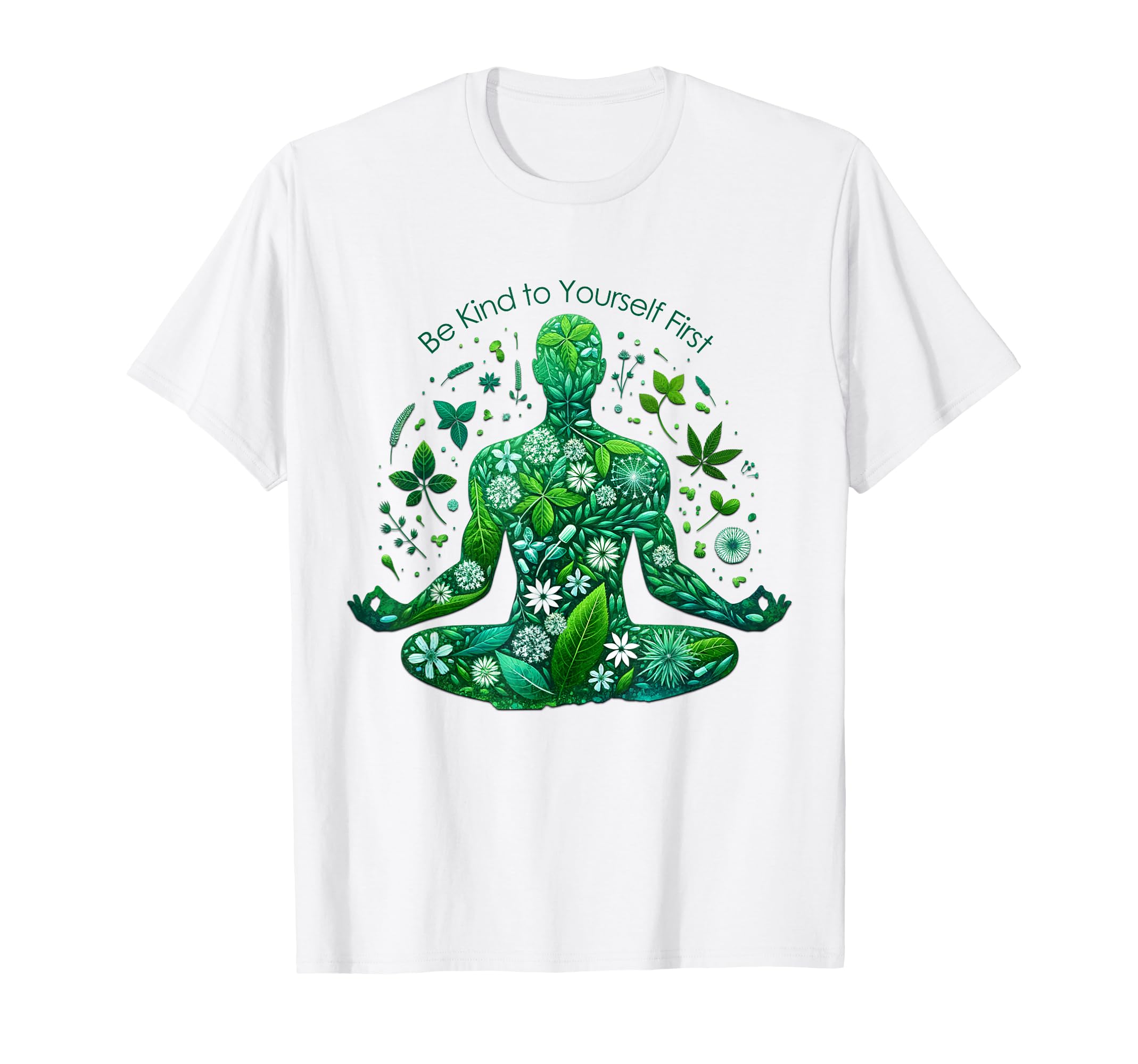 Be Kind To Yourself First Make Time Self T-Shirt - Custom Art Print Unisex - T-Shirt, Sweatshirt, Hoodie