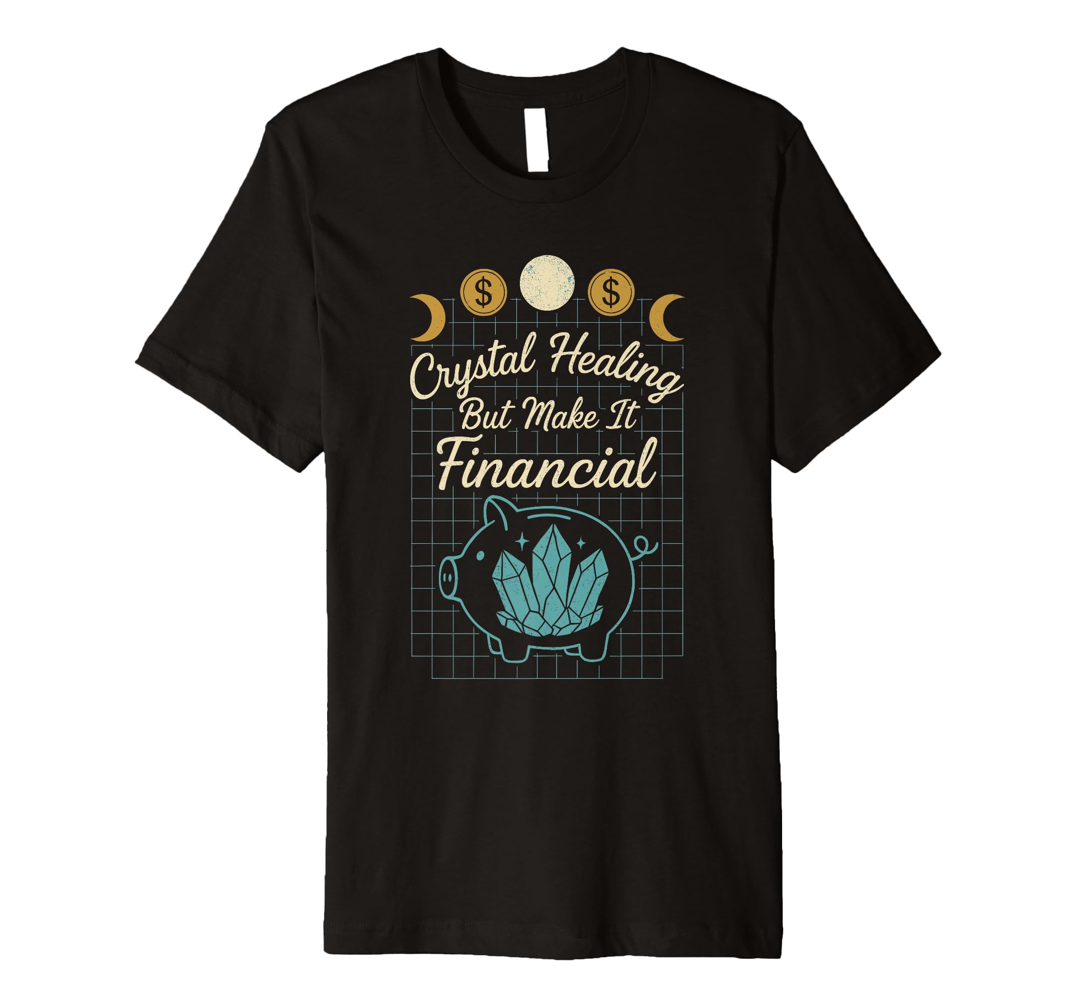 Crystal Healing Anti Capitalism T-Shirt - Casual Everyday Wear Men Women - T-Shirt, Sweatshirt, Hoodie
