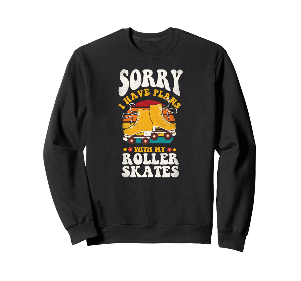 Roller Skating Skate 1970S Sweatshirt - Aesthetic Graphic for Adults - T-Shirt, Sweatshirt, Hoodie