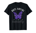 Funny Anti Social Butterfly T-Shirt - Aesthetic Graphic for Adults - T-Shirt, Sweatshirt, Hoodie