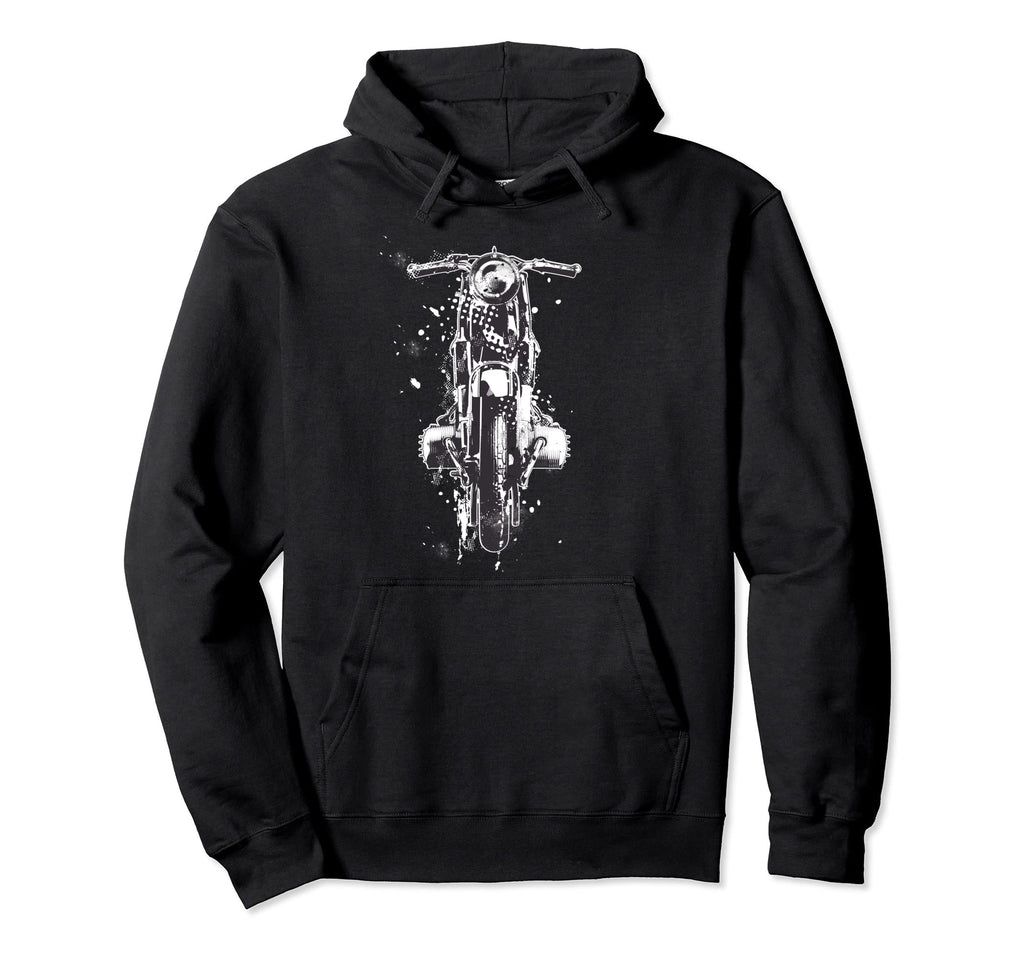 American Cafe Racer Motorcycle Hoodie - Aesthetic Graphic for Adults - T-Shirt, Sweatshirt, Hoodie