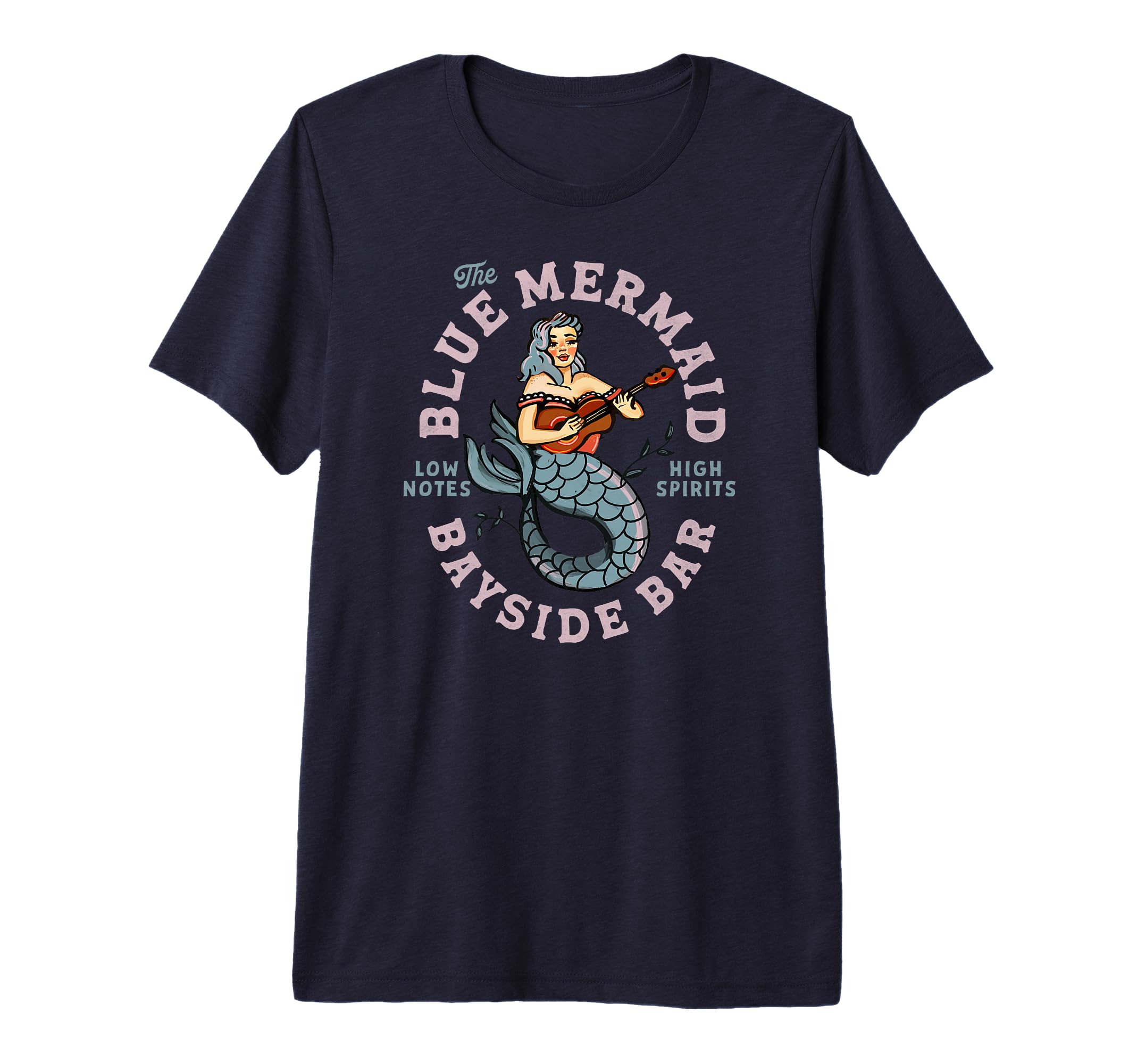 Sailor Mermaid Tattoo Guitar Music T-Shirt - Streetwear Style Men Women - T-Shirt, Sweatshirt, Hoodie