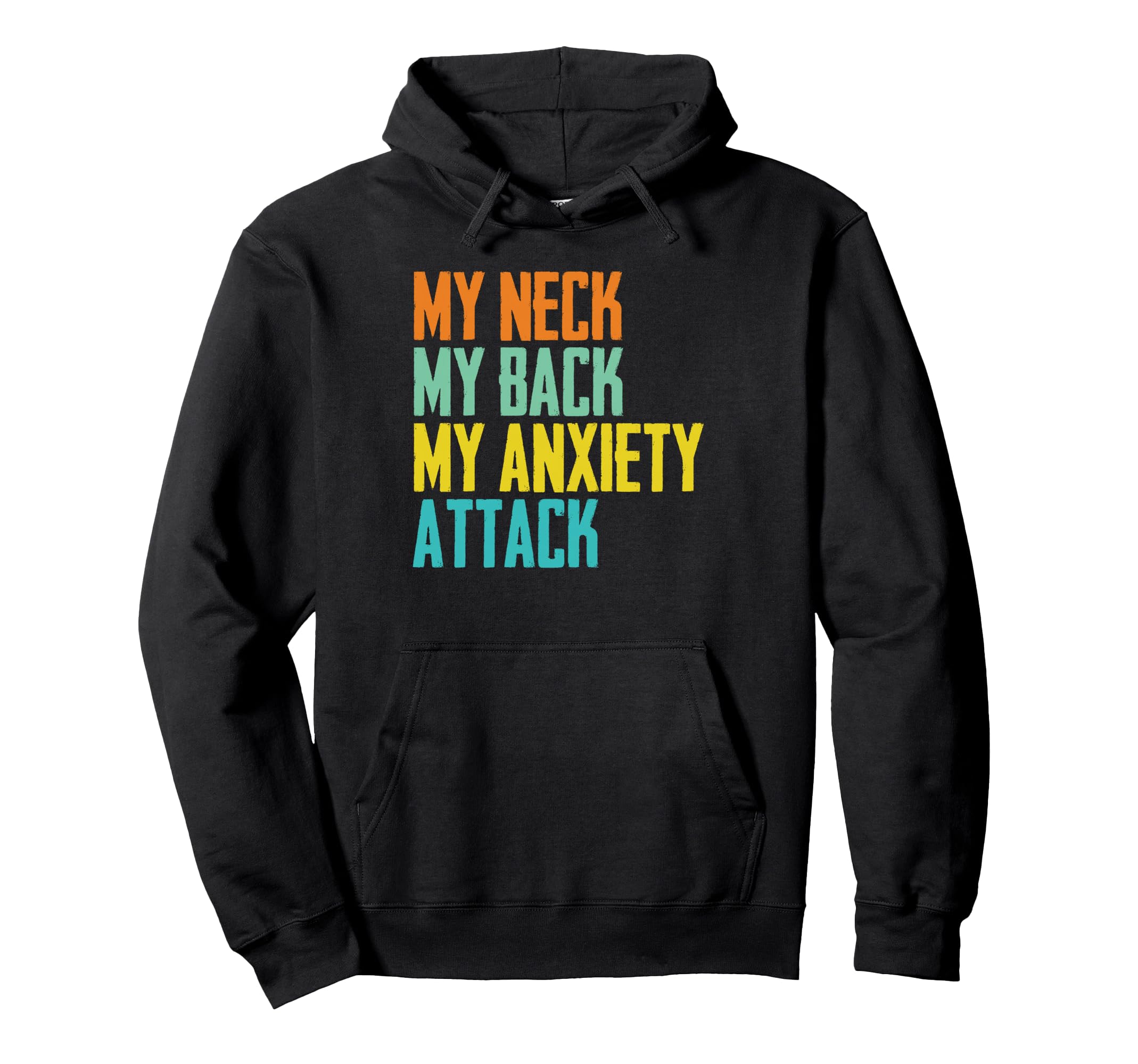 Funny Anxiety Quotes Sayings People Hoodie - Custom Art Print Unisex - T-Shirt, Sweatshirt, Hoodie