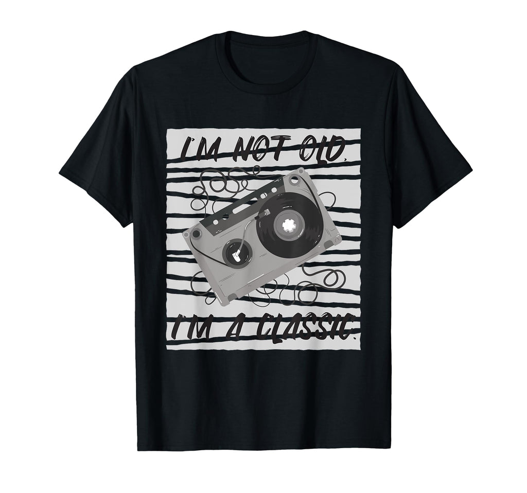 80S 90S Music Mixtape Cassette Tapes T-Shirt - Minimalist Print Men Women - T-Shirt, Sweatshirt, Hoodie