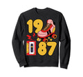 1987 Summer Vibes Roller Skating Sweatshirt - Trendy Graphic for Adults - T-Shirt, Sweatshirt, Hoodie