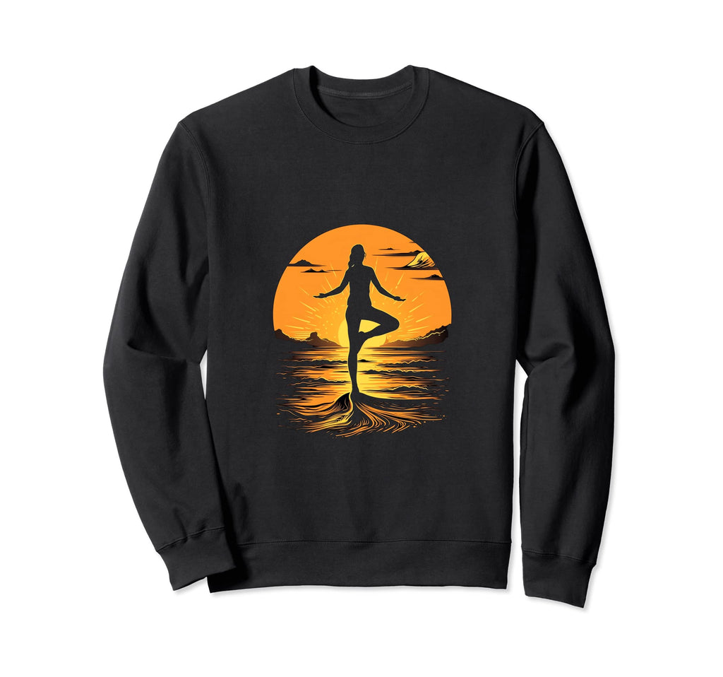 Yoga Yogi Beach Spiritual Meditation Sweatshirt - Aesthetic Graphic Unisex - T-Shirt, Sweatshirt, Hoodie