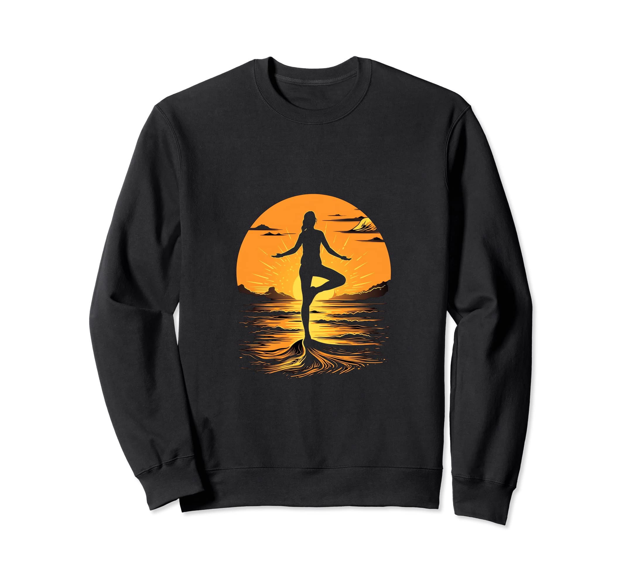 Yoga Yogi Beach Spiritual Meditation Sweatshirt - Aesthetic Graphic Unisex - T-Shirt, Sweatshirt, Hoodie