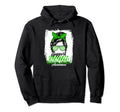 Messy Bun Support Awareness Squad I Hoodie - Custom Art Print Unisex - T-Shirt, Sweatshirt, Hoodie