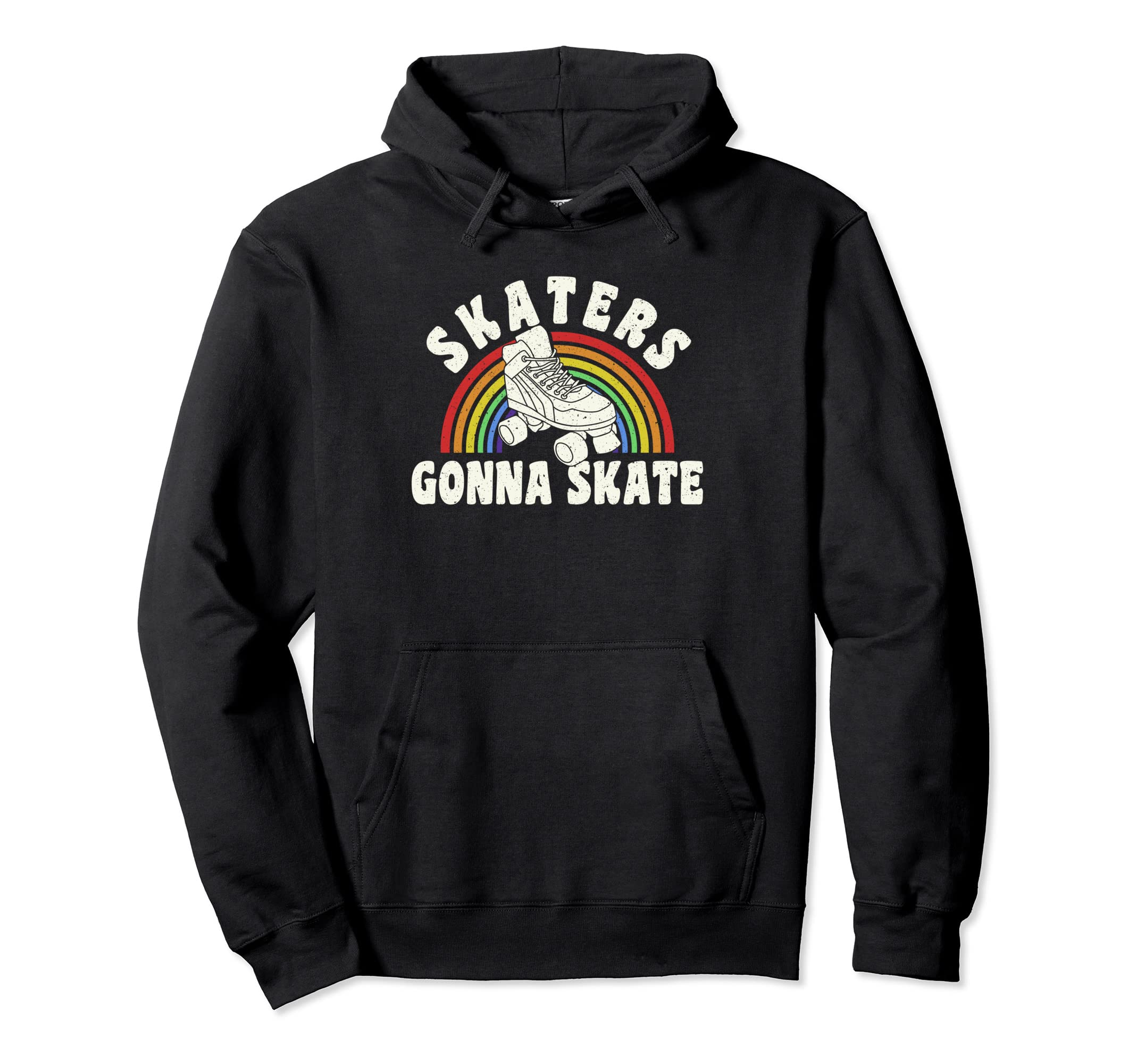 Skaters Gonna Skate Roller Derby Hoodie - Fun Novelty Design for Adults - T-Shirt, Sweatshirt, Hoodie