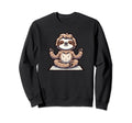 Yoga Lovers And Mindfulness Sloth Sweatshirt - Trendy Graphic Unisex - T-Shirt, Sweatshirt, Hoodie