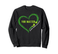 Mental Health Awareness Heart Sweatshirt - Aesthetic Graphic Men Women - T-Shirt, Sweatshirt, Hoodie