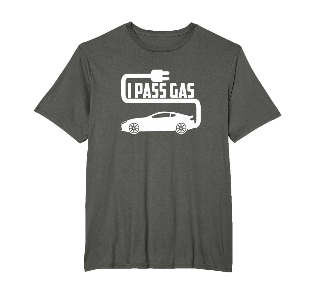 I Pass Gas Electric Car Lover T-Shirt - Minimalist Print Men Women - T-Shirt, Sweatshirt, Hoodie