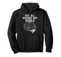 Not All Wounds Are Visible Mental Health Hoodie - Unique Graphic Unisex - T-Shirt, Sweatshirt, Hoodie