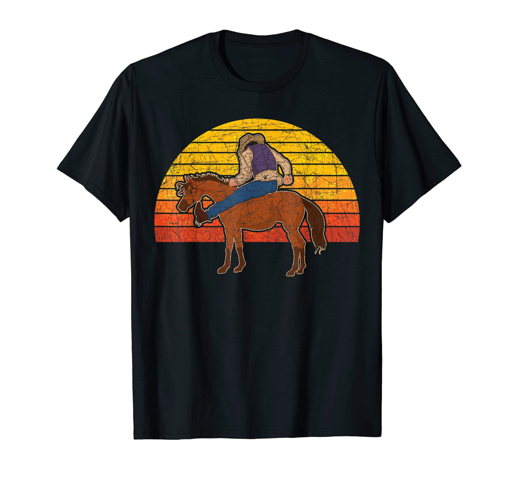 Western Horseback Riding Sunset T-Shirt - Casual Everyday Wear Unisex - T-Shirt, Sweatshirt, Hoodie