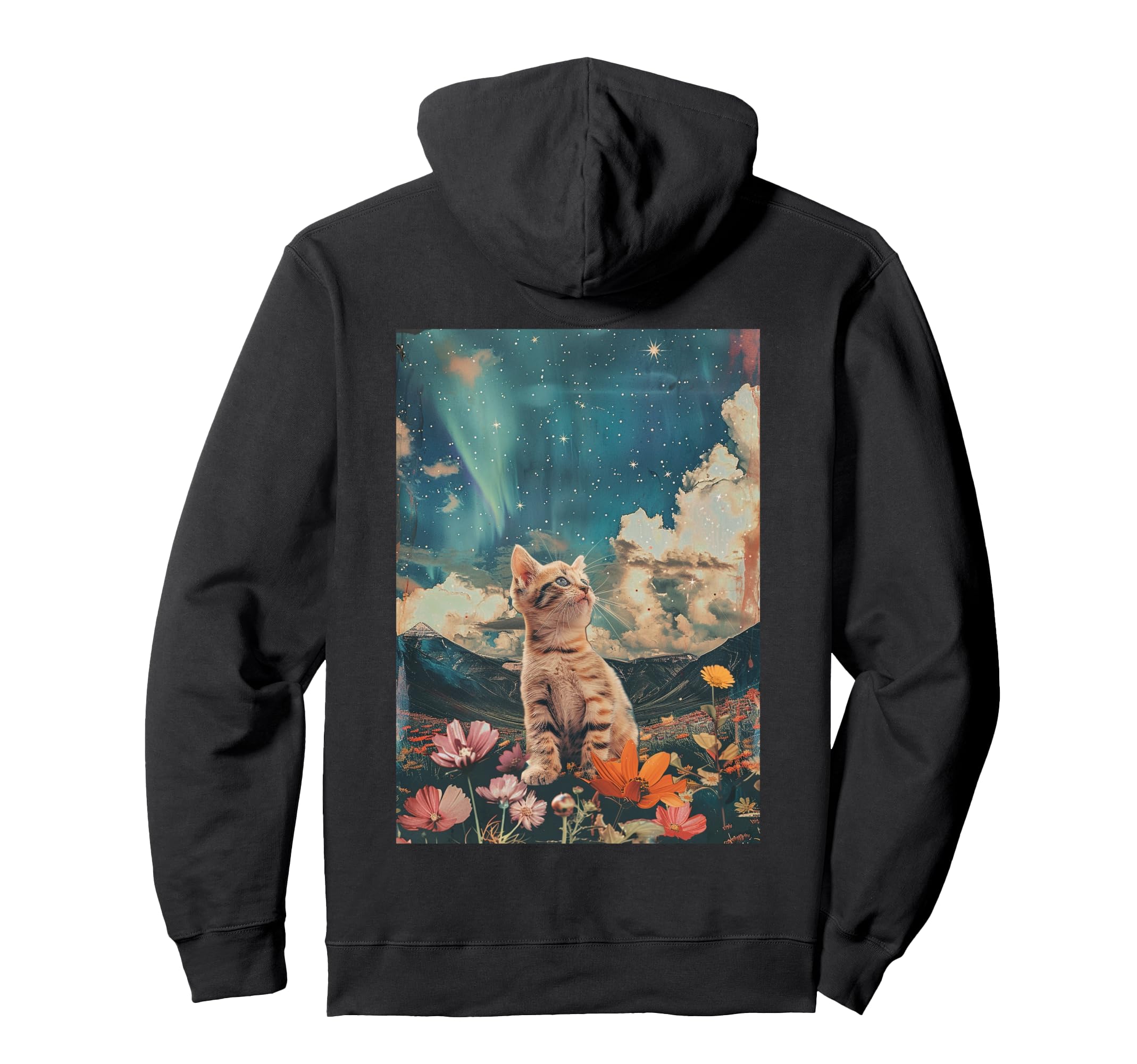 Art Cat Kitten Art Hoodie - Graphic Print Unisex - T-Shirt, Sweatshirt, Hoodie