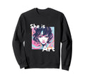 Artist Make Art Womans Abstract Sweatshirt - Aesthetic Graphic Men Women - T-Shirt, Sweatshirt, Hoodie