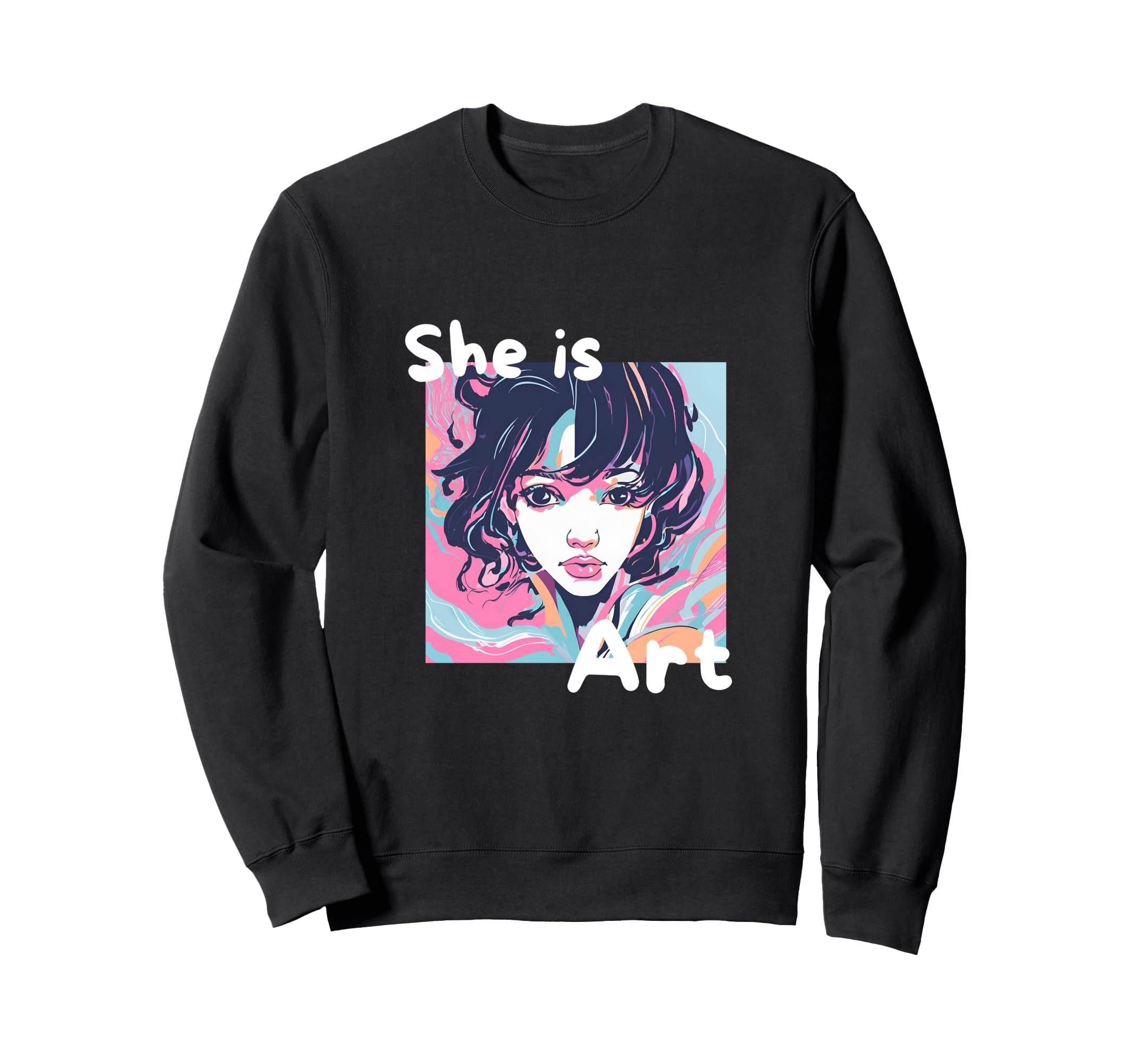 Artist Make Art Womans Abstract Sweatshirt - Aesthetic Graphic Men Women - T-Shirt, Sweatshirt, Hoodie