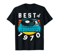 Best 1970 Vinyl Record 52 Birthday T-Shirt - Minimalist Print Men Women - T-Shirt, Sweatshirt, Hoodie
