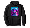 Havanese Dog Cyber Vaporwave 80S Hoodie - Minimalist Print for Adults - T-Shirt, Sweatshirt, Hoodie