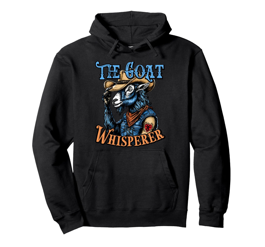 Goat Whisperer Western Cowboy Hoodie - Casual Everyday Wear for Adults - T-Shirt, Sweatshirt, Hoodie