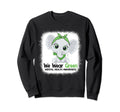 Elehant Mental Health Awareness Green Sweatshirt - Streetwear Style Unisex - T-Shirt, Sweatshirt, Hoodie