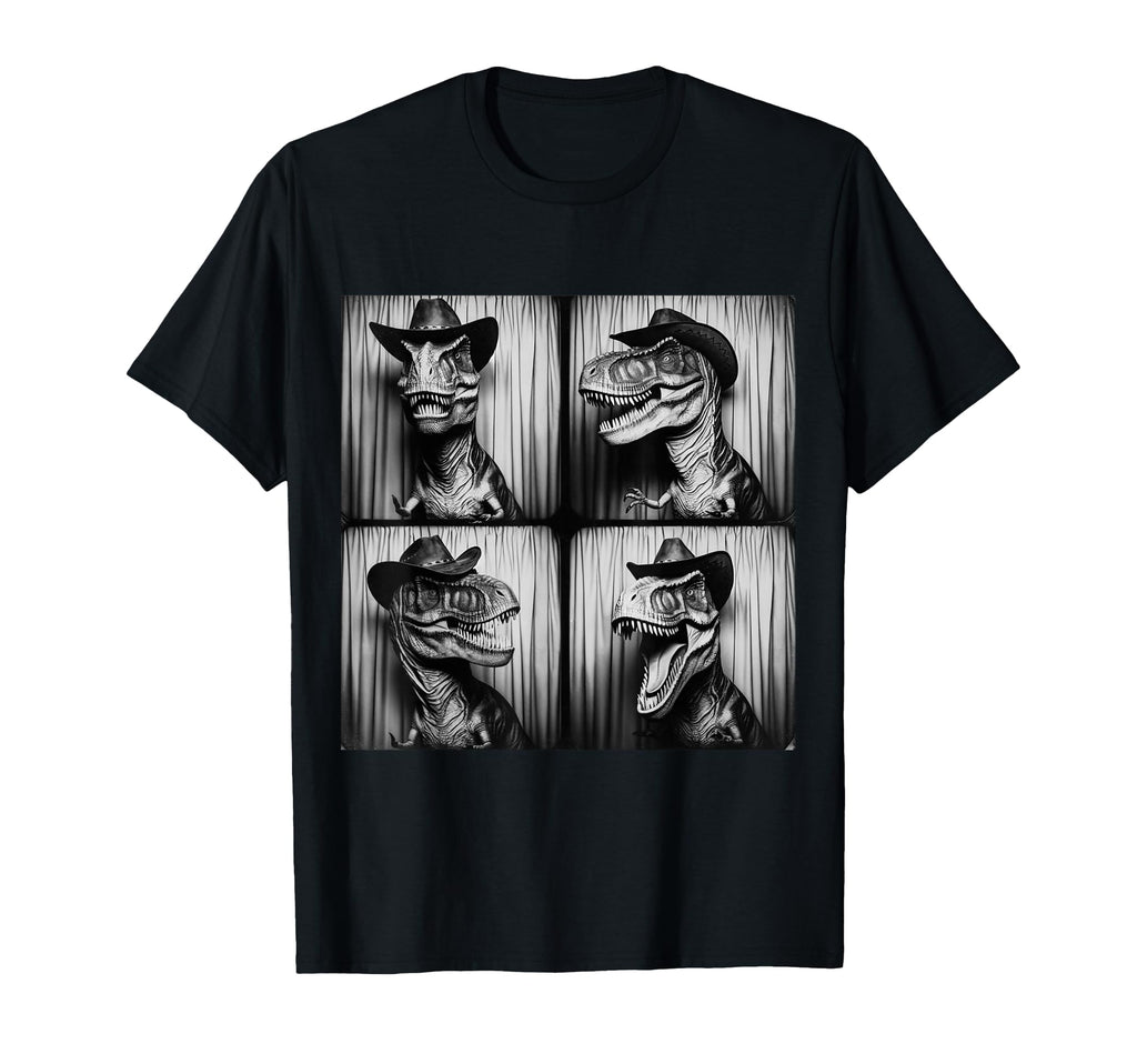 Trex Cowboy Hat Dinosaur Dino Funny T-Shirt - Novelty Apparel for Adults - T-Shirt, Sweatshirt, Hoodie