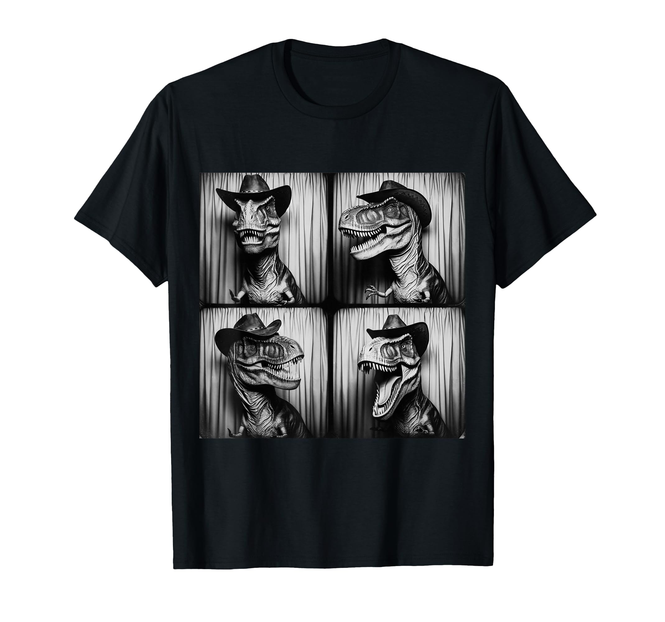 Trex Cowboy Hat Dinosaur Dino Funny T-Shirt - Novelty Apparel for Adults - T-Shirt, Sweatshirt, Hoodie