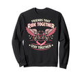 Motorcycle Biker Friends Buddies Sweatshirt - Aesthetic Graphic Men Women - T-Shirt, Sweatshirt, Hoodie