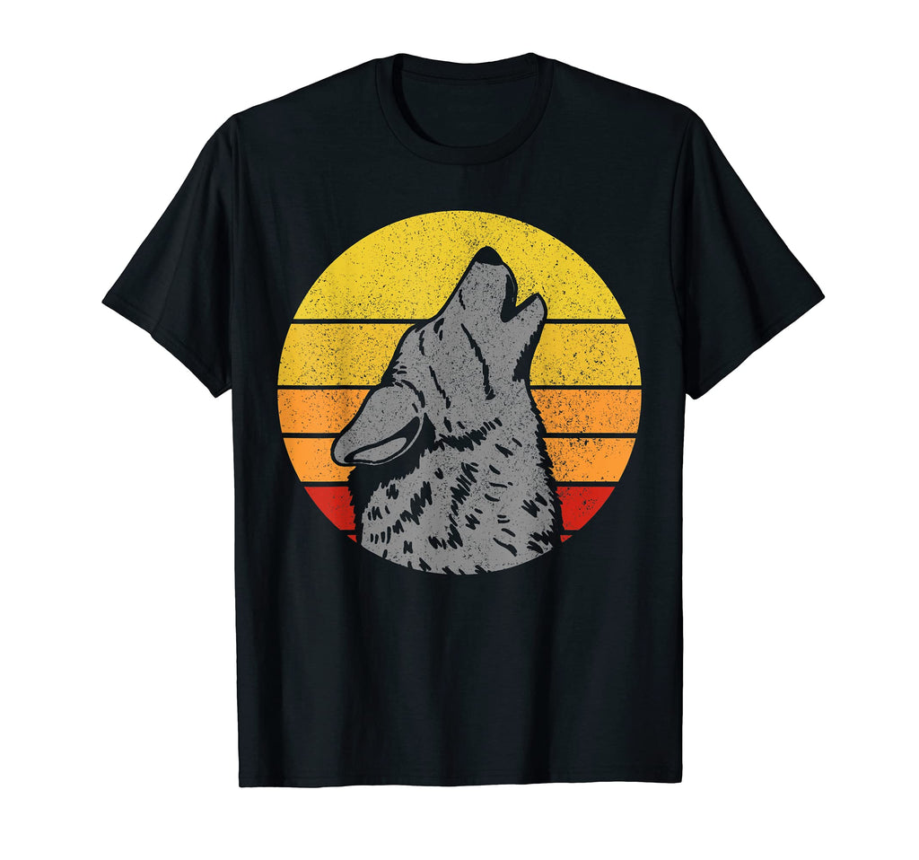 Wolf Howling Wolves Sunset Wolf Lover T-Shirt - Aesthetic Graphic Unisex - T-Shirt, Sweatshirt, Hoodie