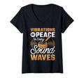 Womens Singing Bowl Vibrations Peace T-Shirt - Streetwear Style Unisex - T-Shirt, Sweatshirt, Hoodie
