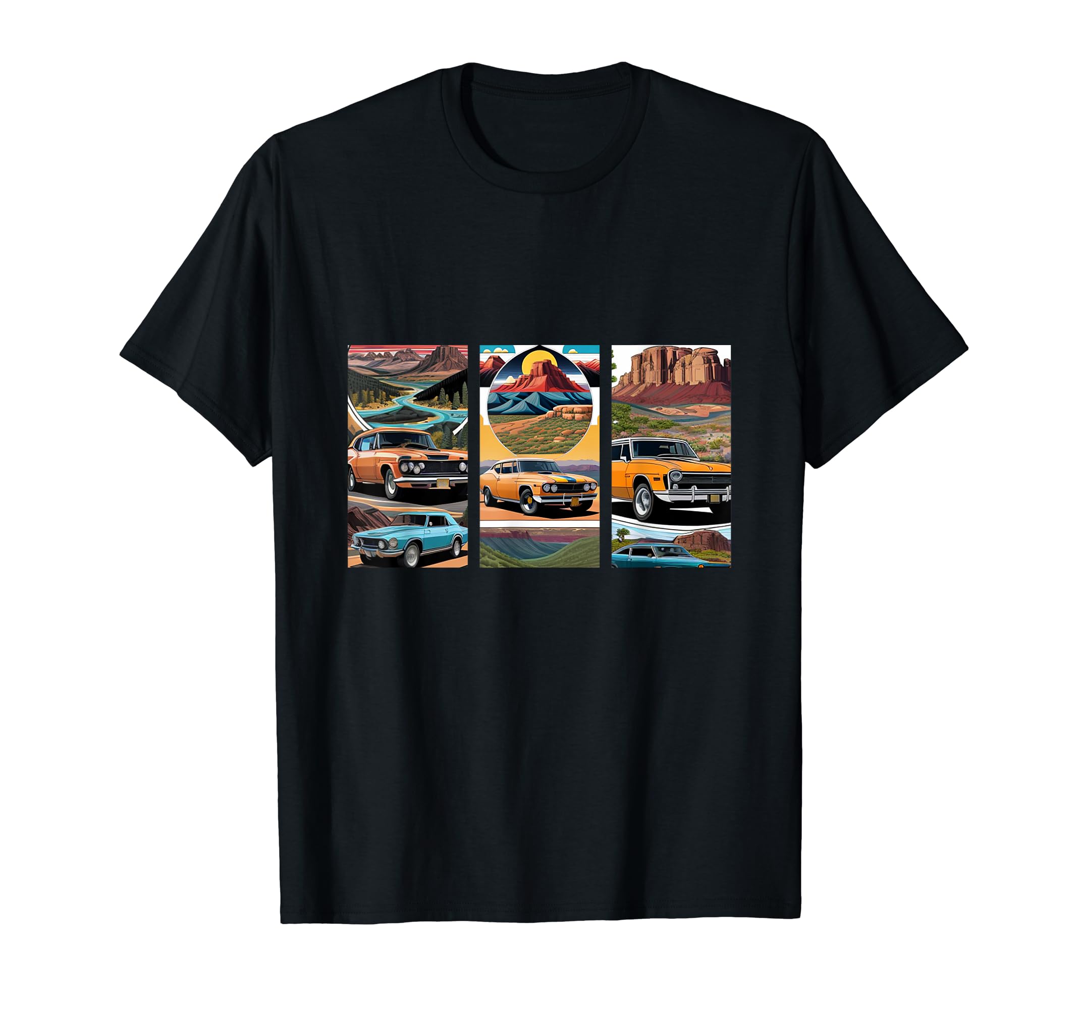 All American Auto Icons T-Shirt - Streetwear Style Unisex - T-Shirt, Sweatshirt, Hoodie