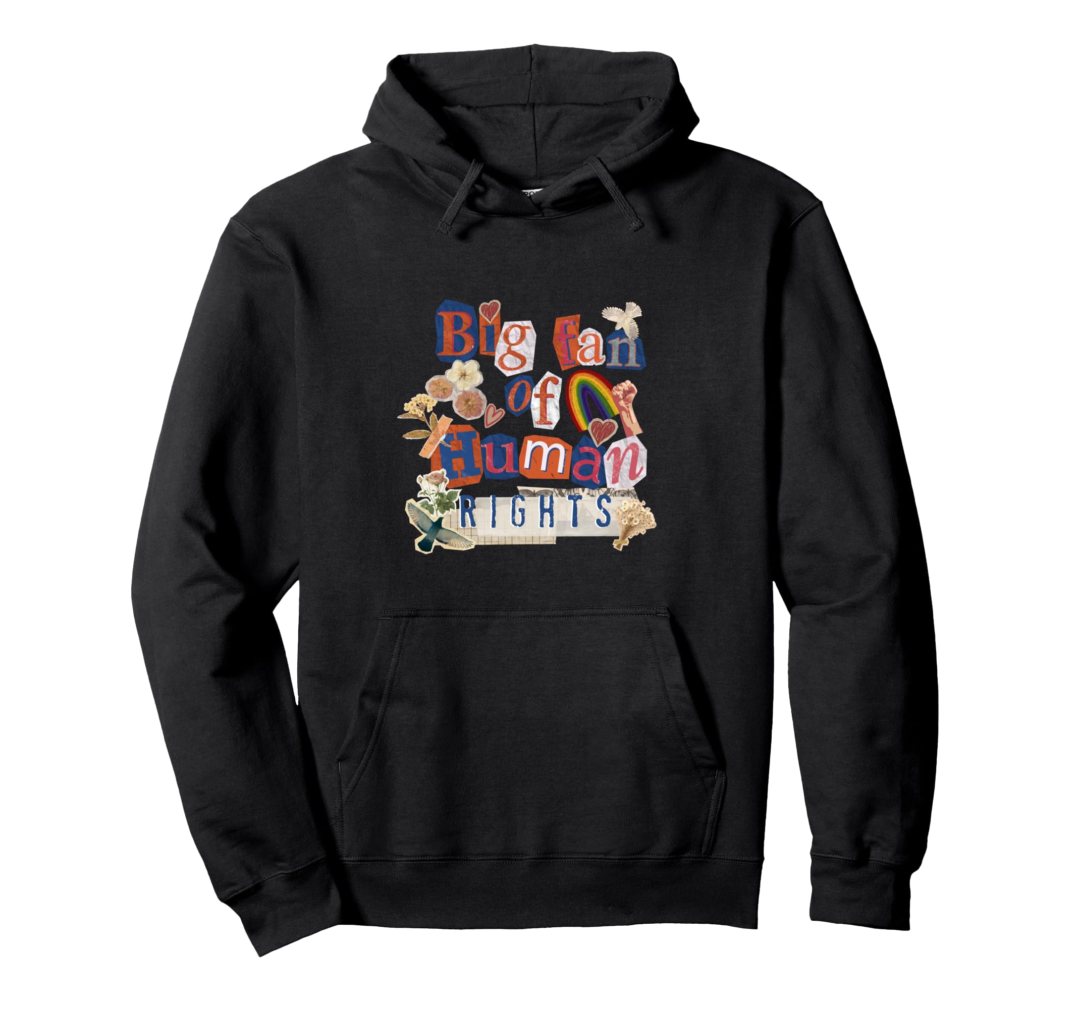 Colorful Human Rights Activism Hoodie - Unique Graphic for Adults - T-Shirt, Sweatshirt, Hoodie
