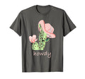 Howdy Cowboy Hat Rodeo Western Farm T-Shirt - Custom Art Print Men Women - T-Shirt, Sweatshirt, Hoodie
