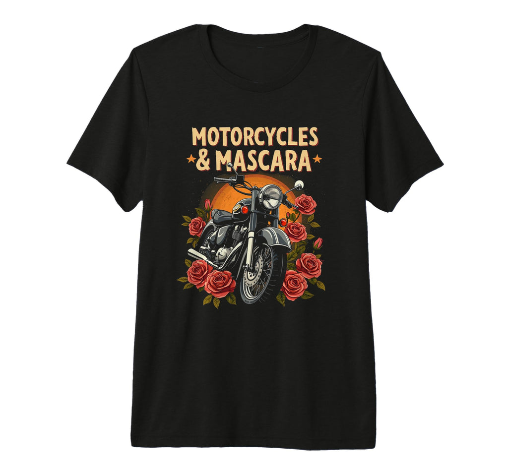 Motorcycles Mascara Motorcycle Tri T-Shirt - Fun Novelty Design Men Women - T-Shirt, Sweatshirt, Hoodie