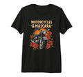 Motorcycles Mascara Motorcycle Tri T-Shirt - Fun Novelty Design Men Women - T-Shirt, Sweatshirt, Hoodie