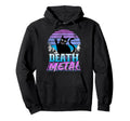 Retrowave Pastel Goth Cat 80S Synthwave Hoodie - Aesthetic Graphic Unisex - T-Shirt, Sweatshirt, Hoodie