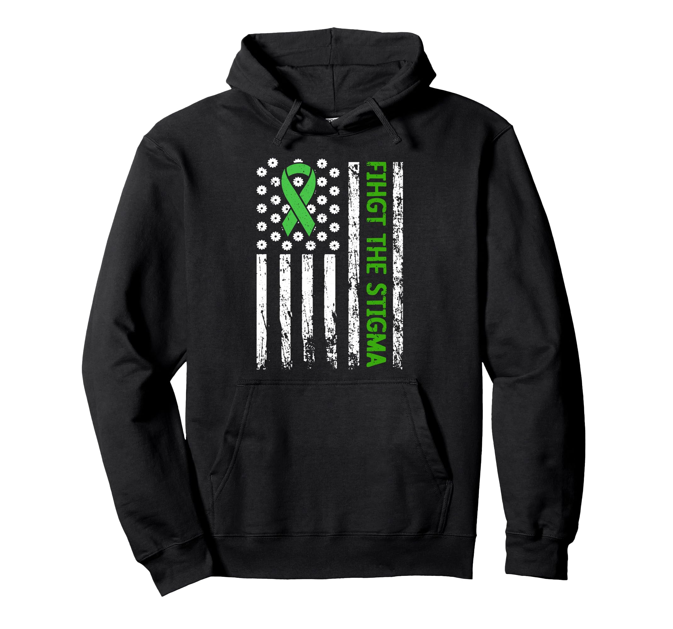 Mental Health Matters Fight Stigma Mental Hoodie - Graphic Print Unisex - T-Shirt, Sweatshirt, Hoodie